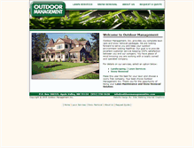 Tablet Screenshot of outdoormanagementinc.com